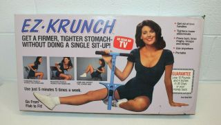 Vintage Ez - Krunch Firming Abdominal Ab Exerciser Home Fitness Workout Good Bands
