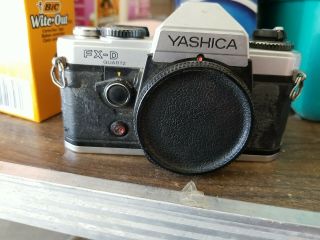 Yashica Fx - D Quartz Vintage Film Camera Ml 50 Mm Parts Only