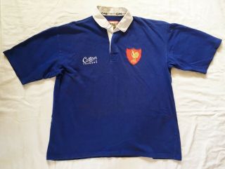 47 Vintage Xl Mens France Rugby Union T Shirt Cotton Traders