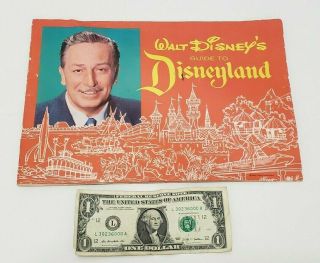 Walt Disneys Guide To Disneyland - Vintage 1963 Memorabilia Collectible Booklet