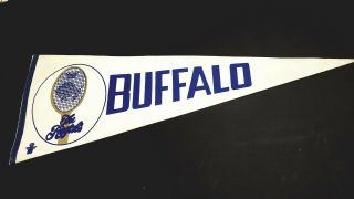 Buffalo Royals World Team Tennis Pennant " The Aud " 1974 Owner