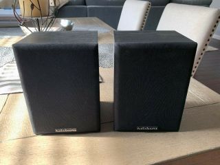 Audio Source Ls 3/a Compact Loudspeakers Stereo Bookshelf Speakers 30w Vtg Black
