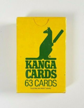 Vintage Kanga Cards Australian Cricket Card Game Aussie Sports World Series Cup