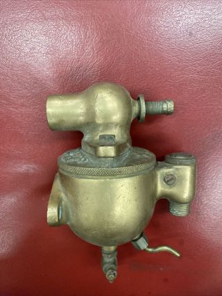 Rare James Acorn Brass Antique Hit And Miss Gas Engine Carburetor