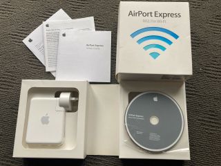 Apple Airport Express A1264 Wireless N Router (mb321ll/a) Vintage Collectible
