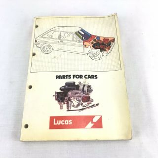 Lucas Parts For Cars Catalouge Vintage 1977 Lucas Service Car