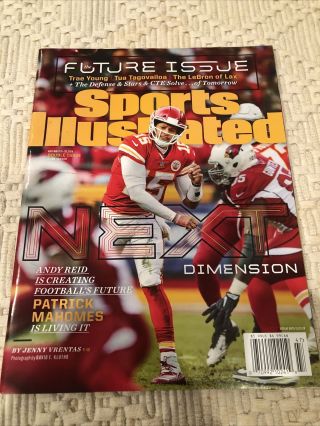Patrick Mahomes Kansas City Chiefs Sports Illustrated No Label Rookie Cover 2018