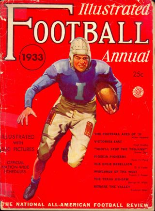 1933 Illustrated Football Annual All American Team - Ncaa Belarski W/500 Photo Pix