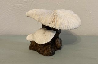 Vintage Coral Mushroom Figure