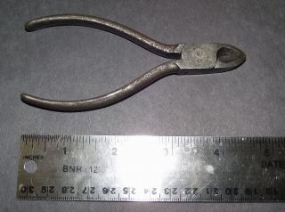 VINTAGE PASTORINO DIAGONAL CUTTERS WIRE DIKES MADE IN ITALY TOOL SMALL 4.  5” 2