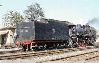 35mm Slide China / Chinese Steam Railway Circa 1982 1067