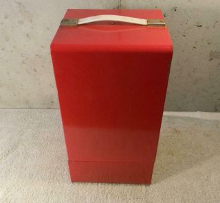 Vintage Smith Victor Red Metal Case for Coleman 200A Lanterns 3