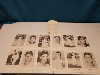 Vintage 1950 - 1960s York Yankees,  Picture Pack,  12 Star Players,  Complete,  Jay