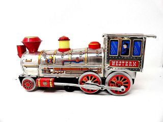 Vintage 60 ' s - Modern Toy Tin Train - Battery Powered - Japan 2