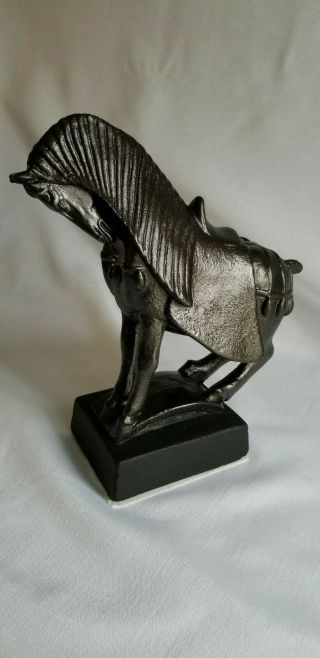 Fred Press Vintage Mid Century Signed Horse Sculpture