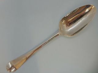 George Iii Solid Silver Shell Back Hanoverian Tablespoon London C1765 A Barnet