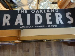 Vintage Oakland Raiders 1960 ' s American Football League Sticker Decal Very Rare 3