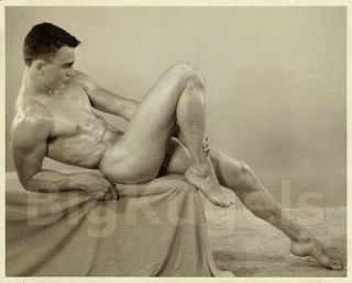 1950s Vintage Wpg Male Nude Hot Handsome Defined Athletic Muscle Beefcake