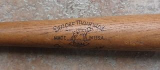 Antique Vintage Draper Maynard D&m Ds 44 Lucky Dog Vernon Stephens Baseball Bat