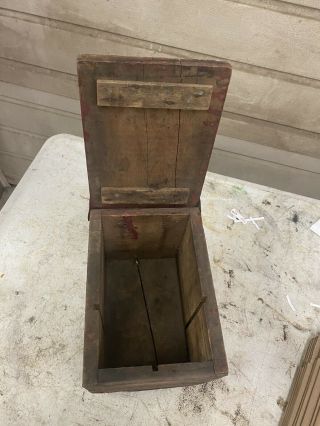 Great Finger Joint Galloway Battery Box Antique Hit And Miss Gas Engine 2