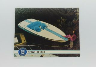 1970s Donzi Marine Sport Boats Vintage Brochure - 18 - 2,  3 - Miami Beach Florida