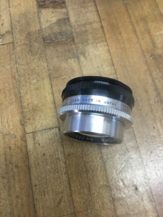 Vintage Enlarger Lens Vivitar 1:3.  5 f=75mm Japan 3