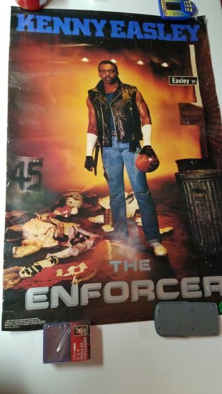 Kenny Easley The Enforcer Rare Vintage 1986 Costacos Bros.  36x24 Poster Seahawks