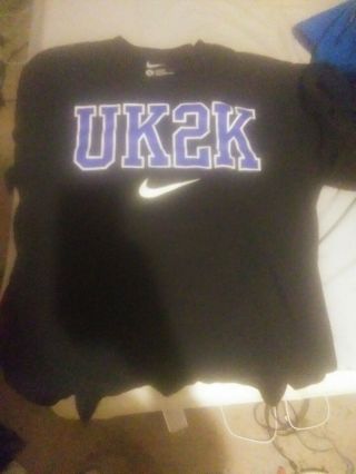 Vintage Mens Nike University Of Kentucky Basketball Uk2k T Shirt Size L
