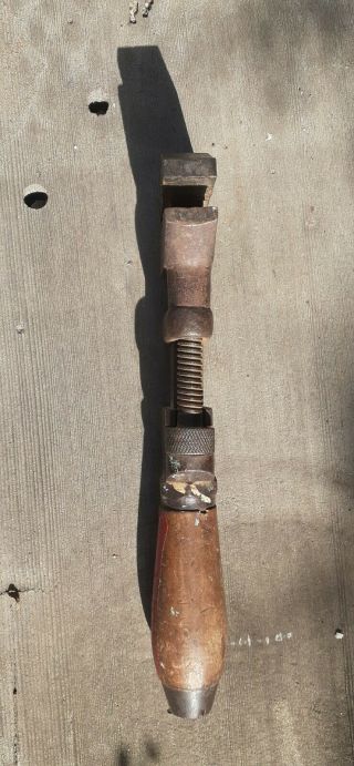 Vintage 8 " Robinson Adjustable Wrench,  Patent June 10,  1886