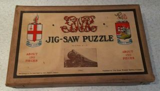Vintage Chad Valley Gwr Jigsaw Puzzle 