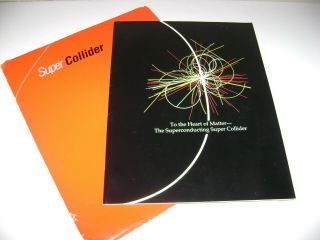 Vtg Superconducting Collider Book & Packet (10 Items),  Physics,  1989 - 1991