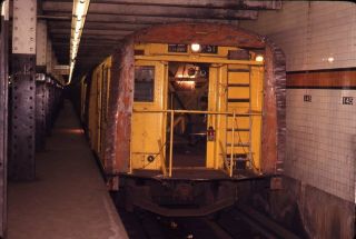 1970 York City Subway Slide 145th St Harlem Manhattan Ny Nyc