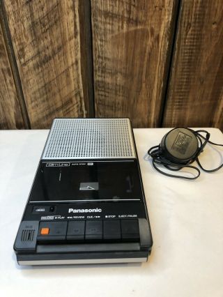 Vintage Panasonic Slimline Auto Stop Cassette Player Recorder - Model Rq - 2745