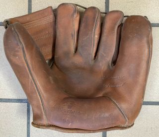 Vintage Nokona Baseball Glove Model G54 Bob Lemon