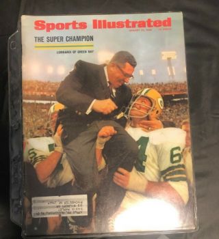 Sports Illustrated January 22,  1968 Green Bay Packers Vince Lombardi Cover