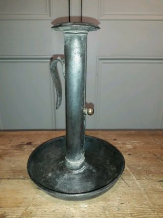 18th Century Tin Candle Holder (adjustable)