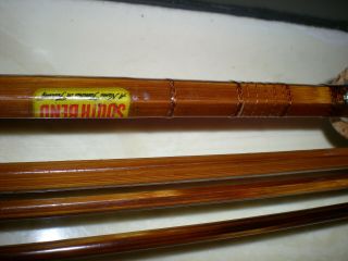 Vintage South Bend Bamboo Fly Rod.  346 Dry - Fly 9 