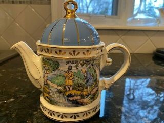 Vintage Sadler Sporting Scenes 18th Century Teapot Made In England