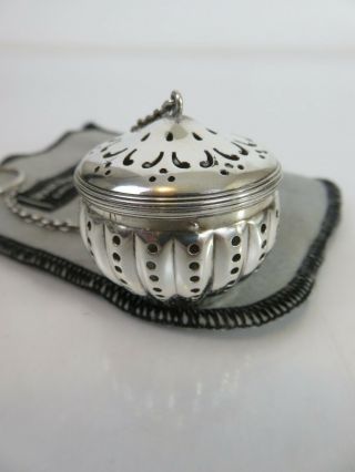 Large Gorham Arts & Crafts Sterling Silver Tea Ball Infuser,  C1908