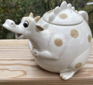 Vintage Kitsch Puff The Magic Dragon Teapot
