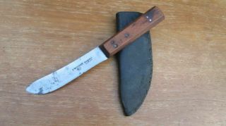 Antique Wilson Sheffield Smaller Butcher - Style Hunting Indian Fur Trade Knife