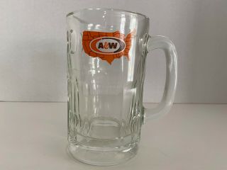 Vintage A&w Root Beer Mug With Usa Map Logo