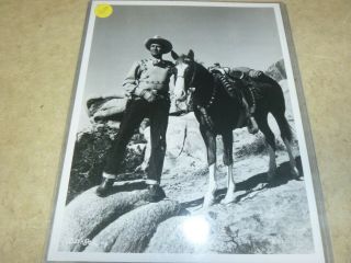 Vintage Western Movie Star Promo Picture } - Gene Autry