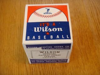 Vintage Wilson Official Pacific Coast League Baseball,
