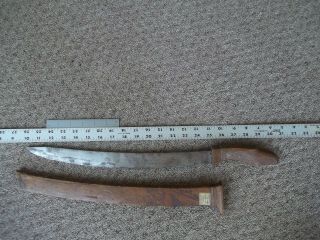 Antique Sword Indonesian Knife Dagger Machete Parang Golok Bolo Figural Eagle