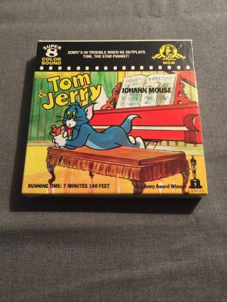 Vtg 8mm Sound Film Tom And Jerry Johann Mouse M - 112