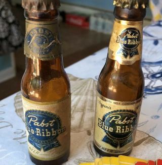 Bottle Openers Vintage Bonus Mini Pabst Blue Ribbon Bottles