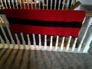 Vintage Marlboro Country Store 62 X 54 Wool Red & Black Blanket 54 X 80