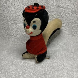 Vintage Dream Pets R.  Dakin & Co.  Seymour Skunk Plush Toy