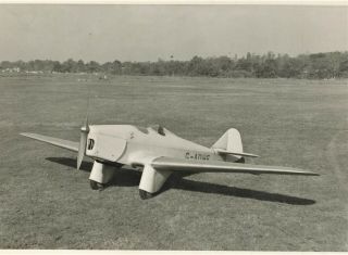 Large Photograph Of A Miles Hawk Major At Woodley In 1935